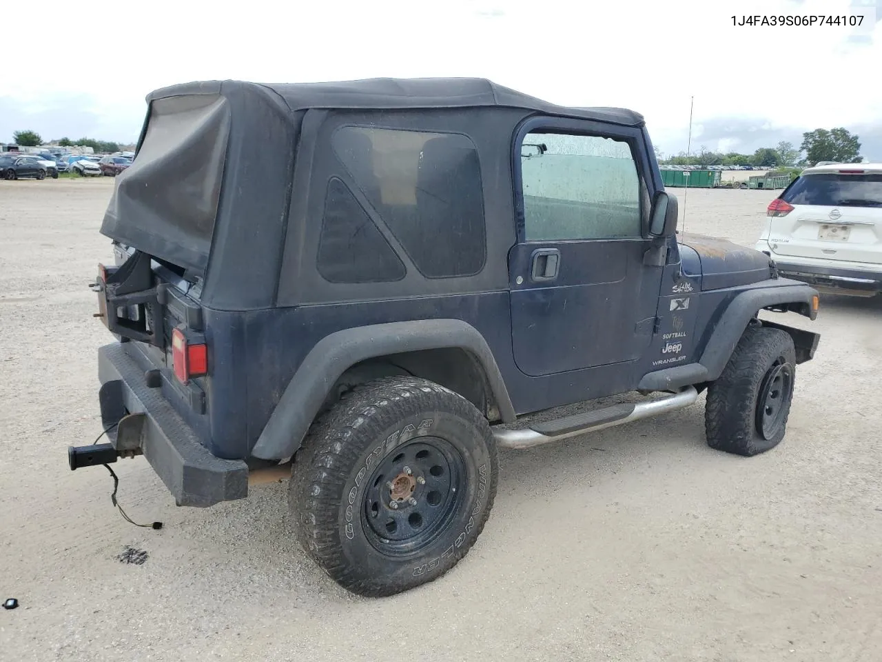 2006 Jeep Wrangler X VIN: 1J4FA39S06P744107 Lot: 63063174