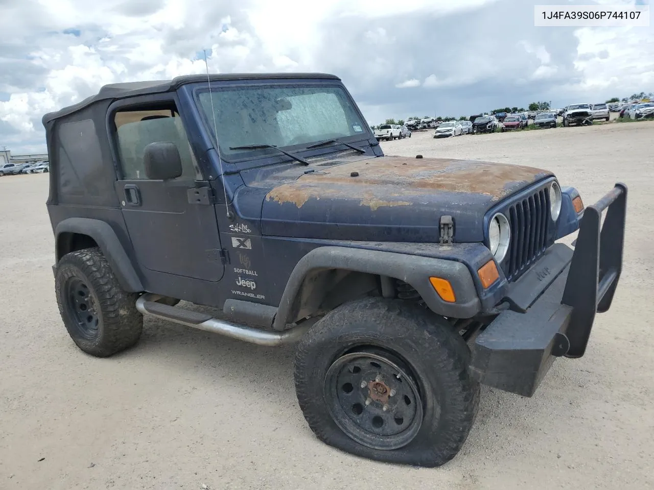 2006 Jeep Wrangler X VIN: 1J4FA39S06P744107 Lot: 63063174