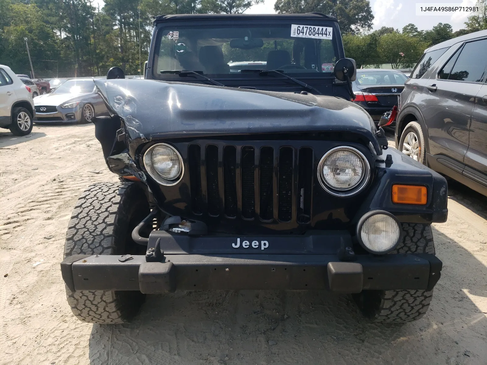 1J4FA49S86P712981 2006 Jeep Wrangler / Tj Sport