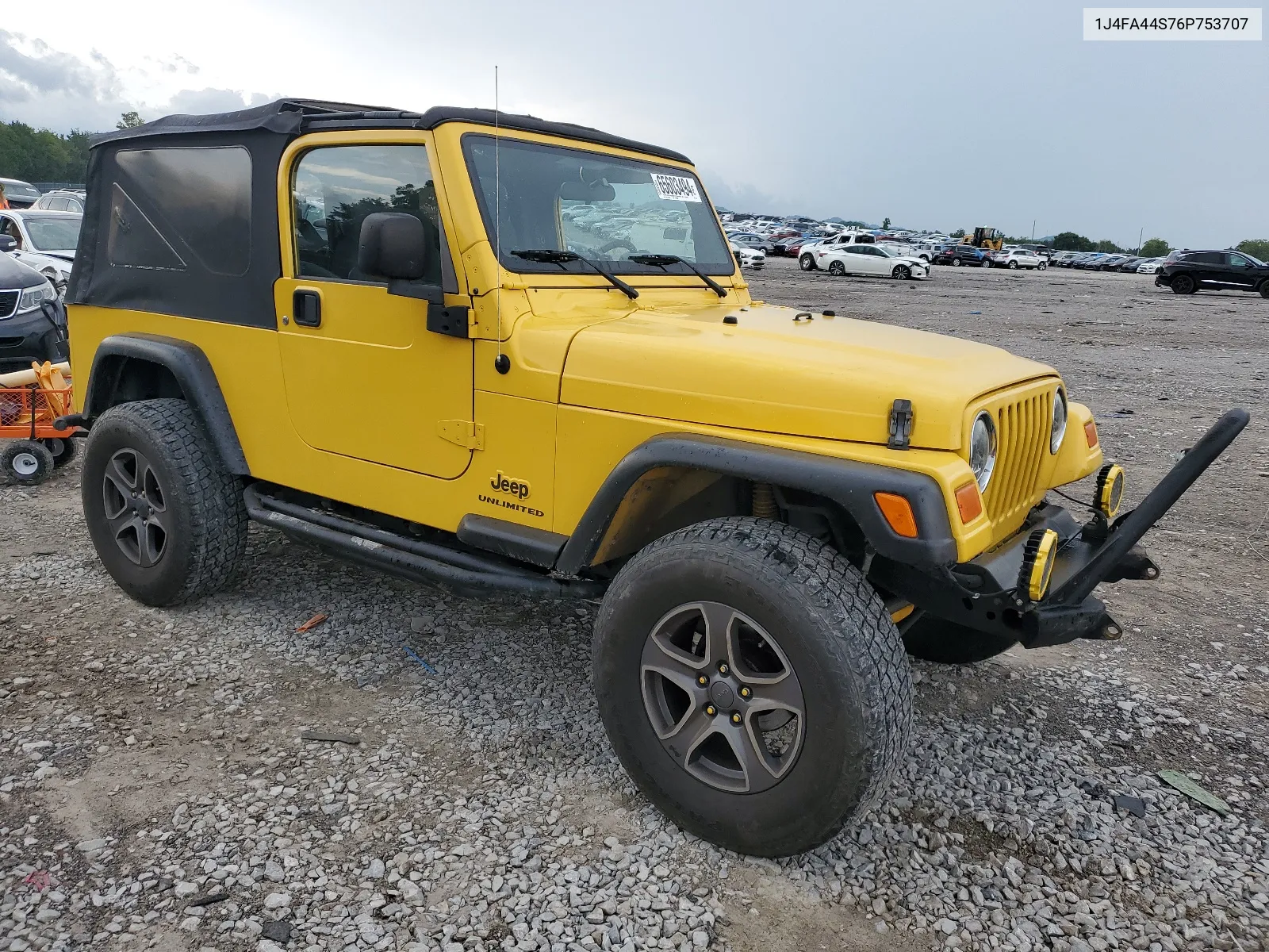 2006 Jeep Wrangler / Tj Unlimited VIN: 1J4FA44S76P753707 Lot: 65603494