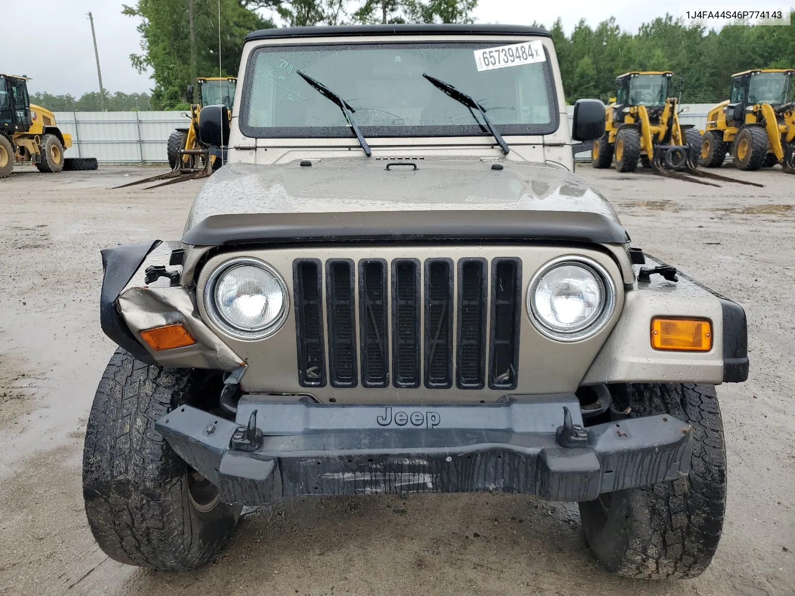 2006 Jeep Wrangler / Tj Unlimited VIN: 1J4FA44S46P774143 Lot: 65739484