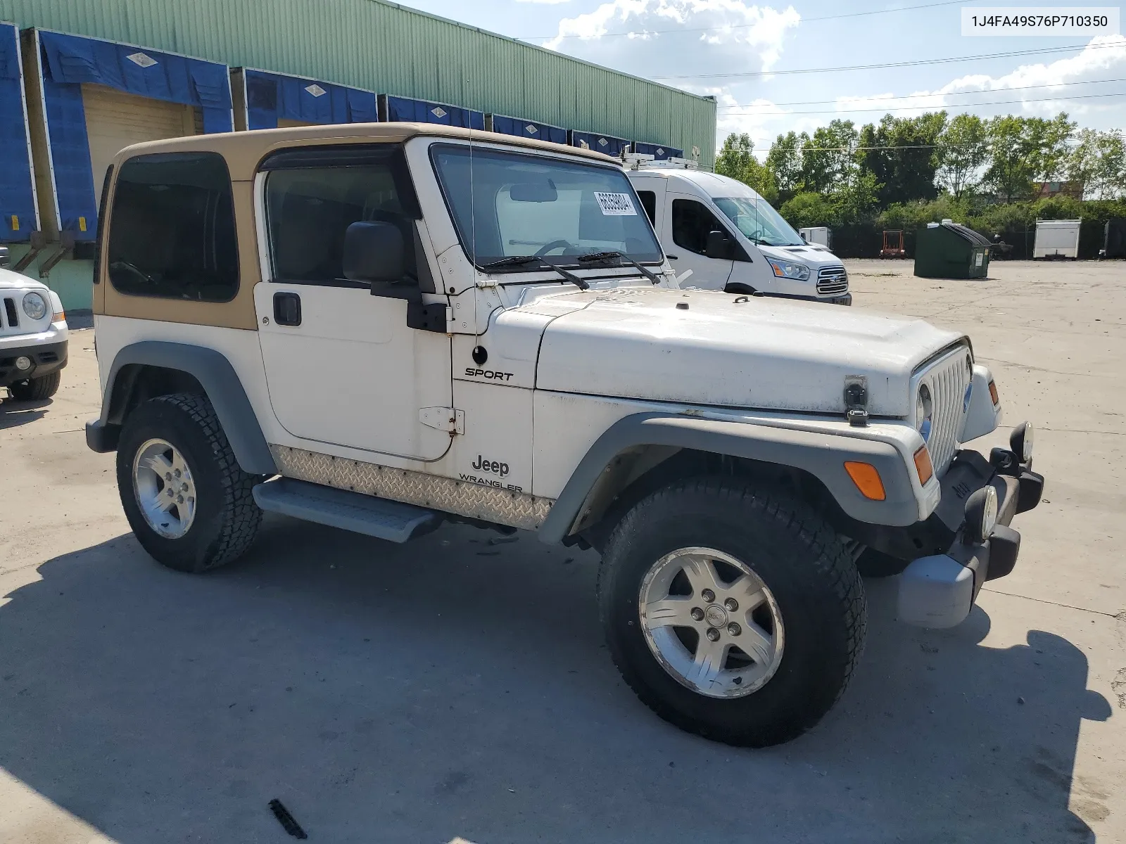 2006 Jeep Wrangler / Tj Sport VIN: 1J4FA49S76P710350 Lot: 66359804