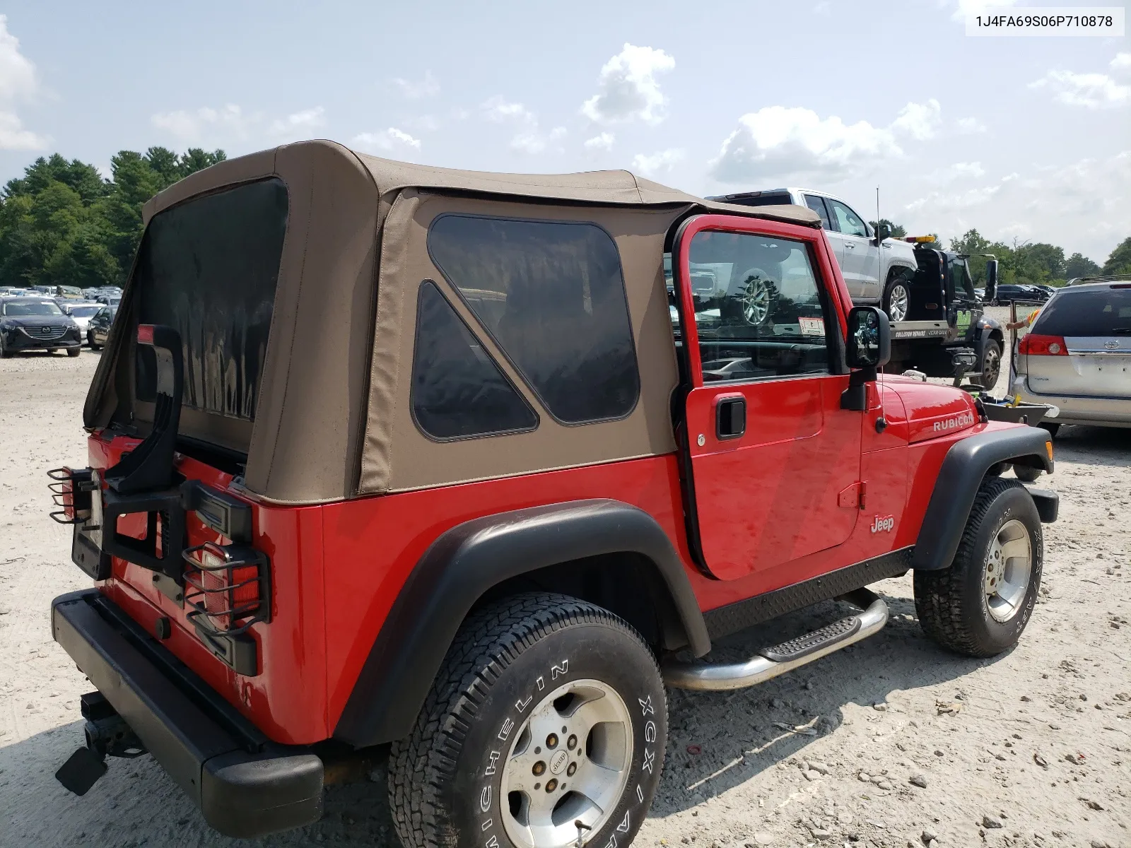 2006 Jeep Wrangler / Tj Rubicon VIN: 1J4FA69S06P710878 Lot: 66507564