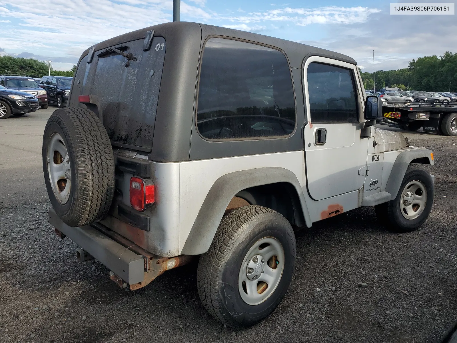 2006 Jeep Wrangler X VIN: 1J4FA39S06P706151 Lot: 66734924