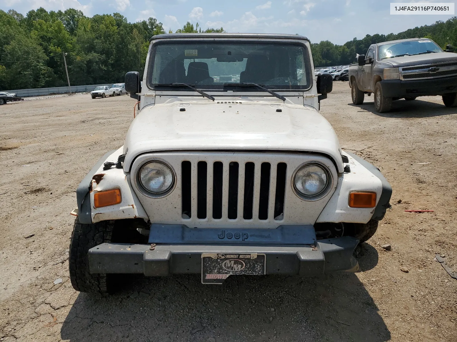 2006 Jeep Wrangler / Tj Se VIN: 1J4FA29116P740651 Lot: 67655104