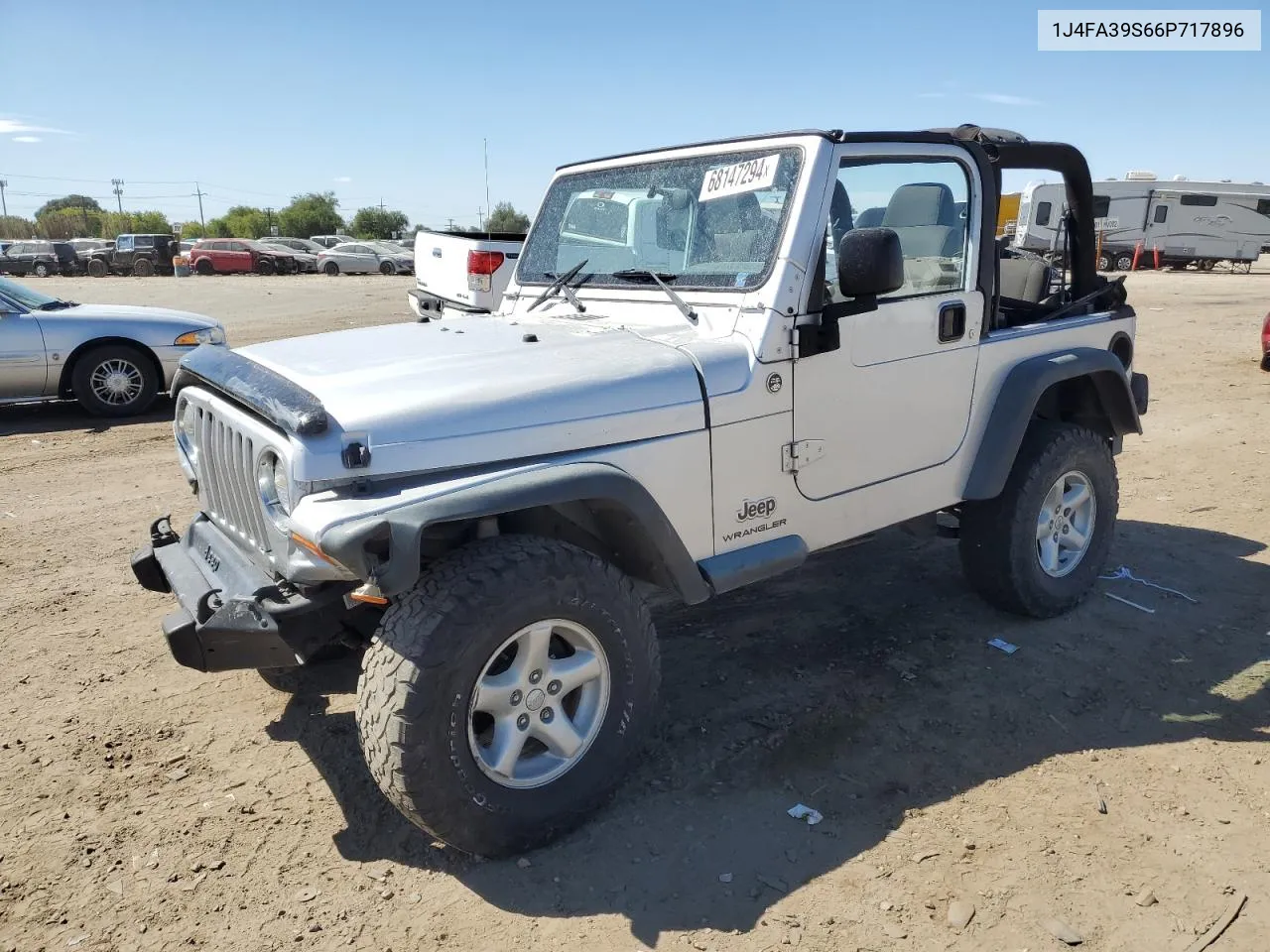 2006 Jeep Wrangler X VIN: 1J4FA39S66P717896 Lot: 68147294