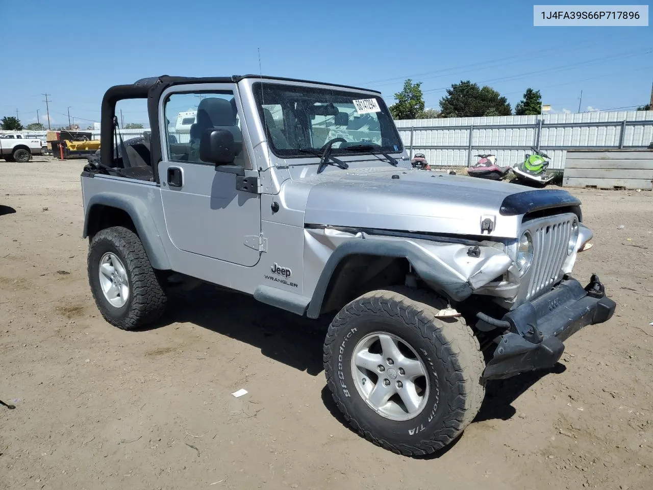 1J4FA39S66P717896 2006 Jeep Wrangler X