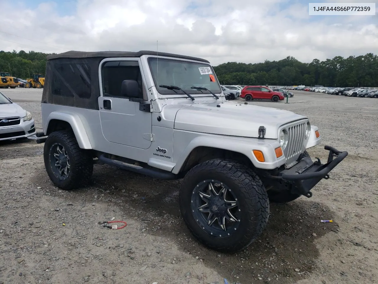 2006 Jeep Wrangler / Tj Unlimited VIN: 1J4FA44S66P772359 Lot: 68301384