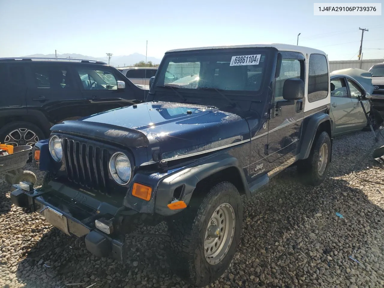 2006 Jeep Wrangler / Tj Se VIN: 1J4FA29106P739376 Lot: 69861104