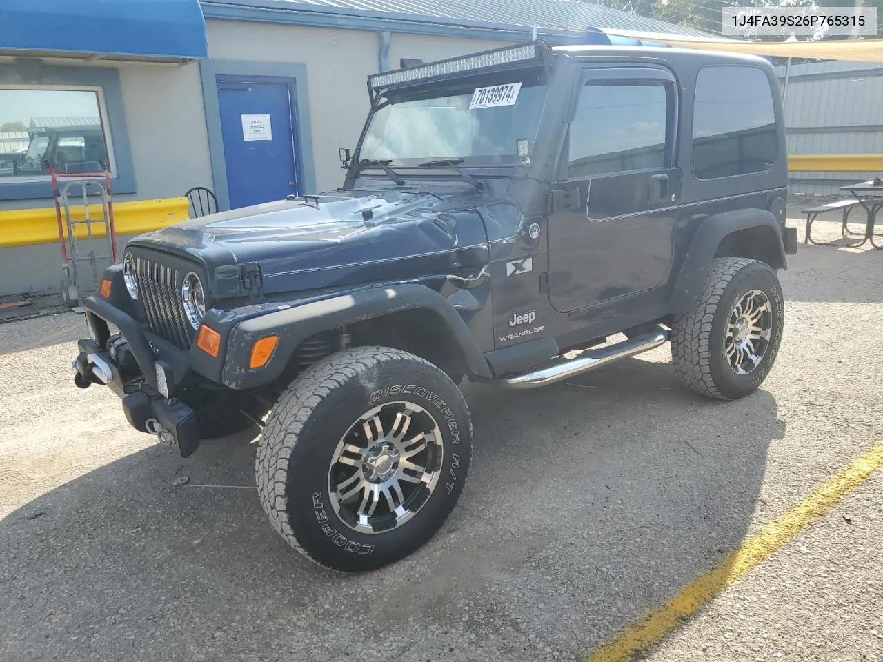 2006 Jeep Wrangler X VIN: 1J4FA39S26P765315 Lot: 70139974