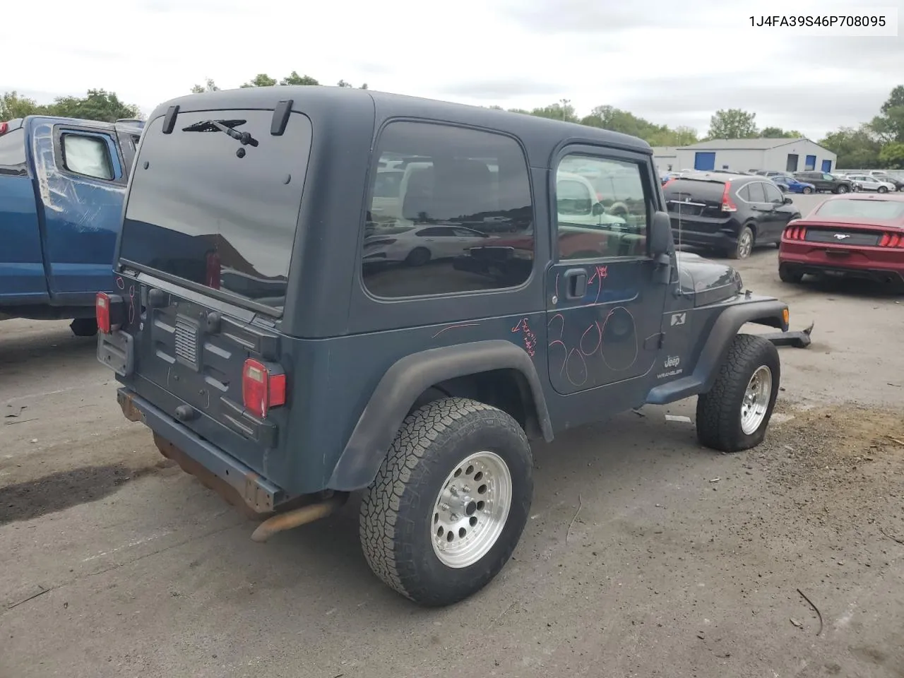 2006 Jeep Wrangler X VIN: 1J4FA39S46P708095 Lot: 70390174