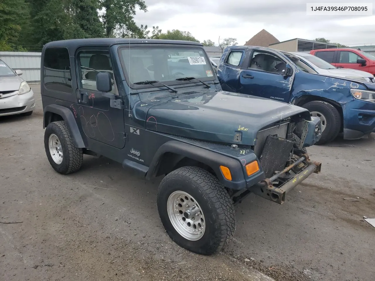 1J4FA39S46P708095 2006 Jeep Wrangler X