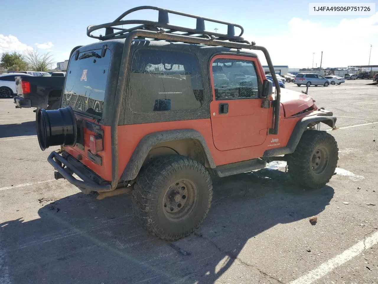 2006 Jeep Wrangler / Tj Sport VIN: 1J4FA49S06P751726 Lot: 71797644