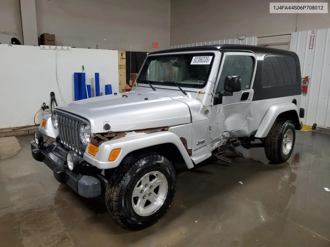 1J4FA44S06P708012 2006 Jeep Wrangler / Tj Unlimited