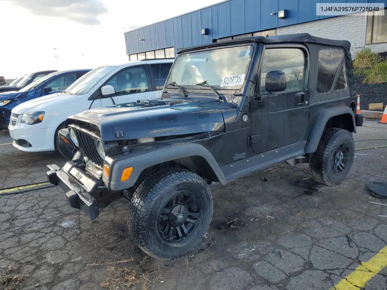 1J4FA39S76P728048 2006 Jeep Wrangler X