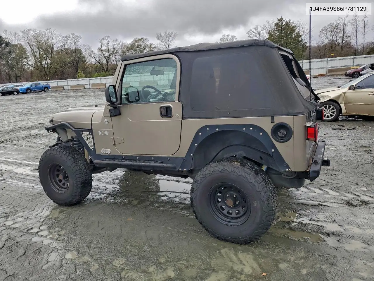 1J4FA39S86P781129 2006 Jeep Wrangler X