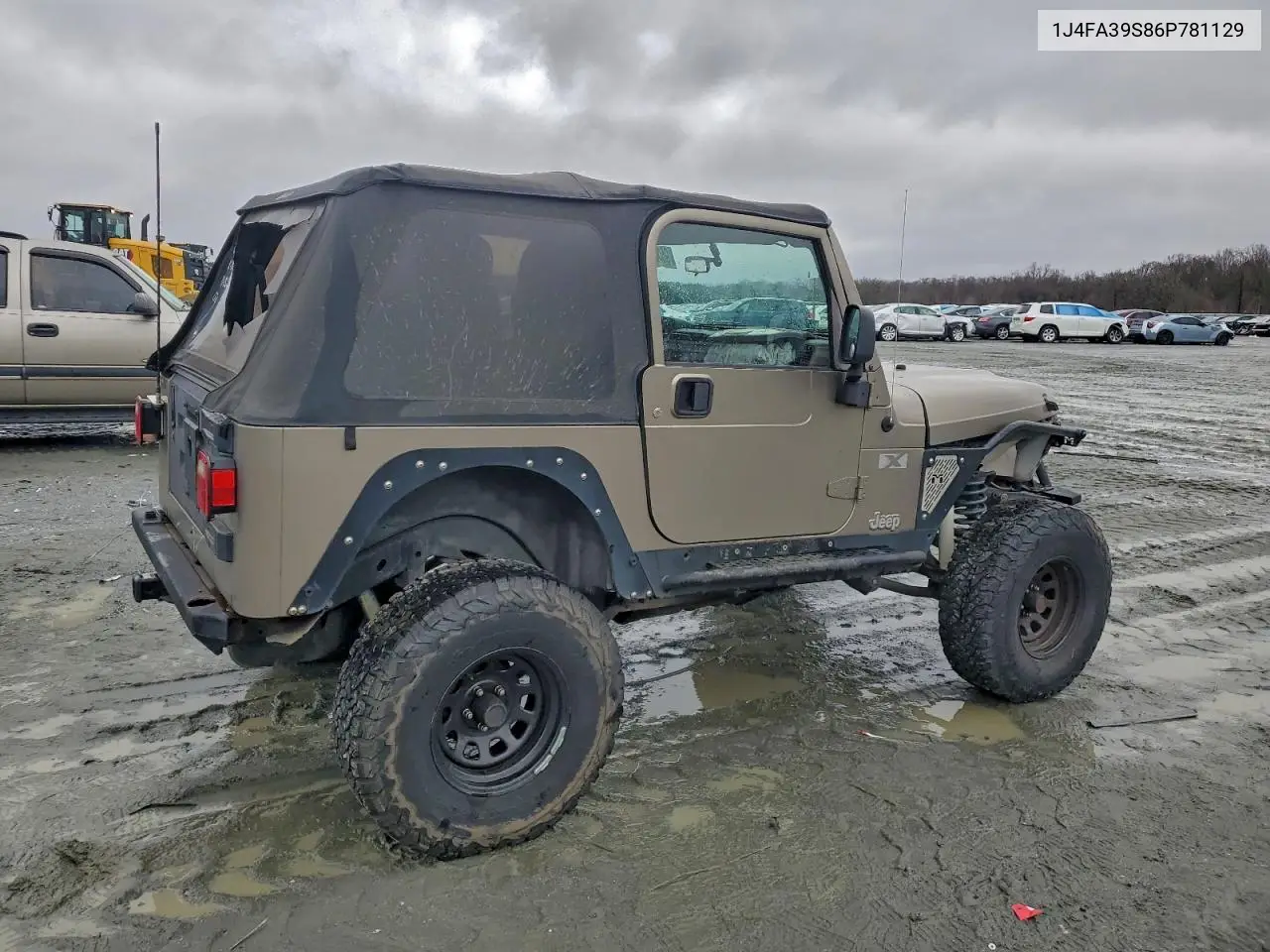 1J4FA39S86P781129 2006 Jeep Wrangler X