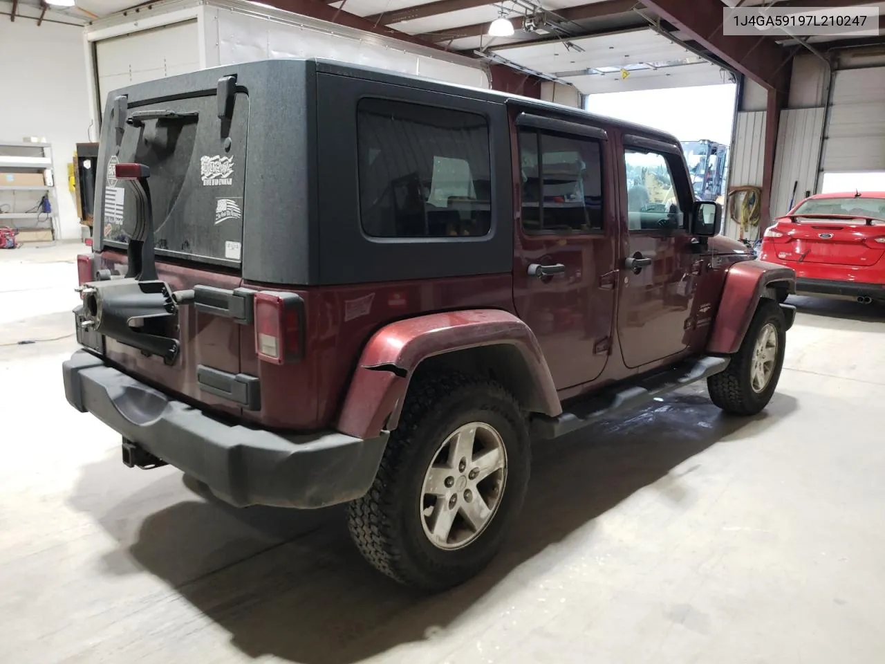 1J4GA59197L210247 2007 Jeep Wrangler Sahara