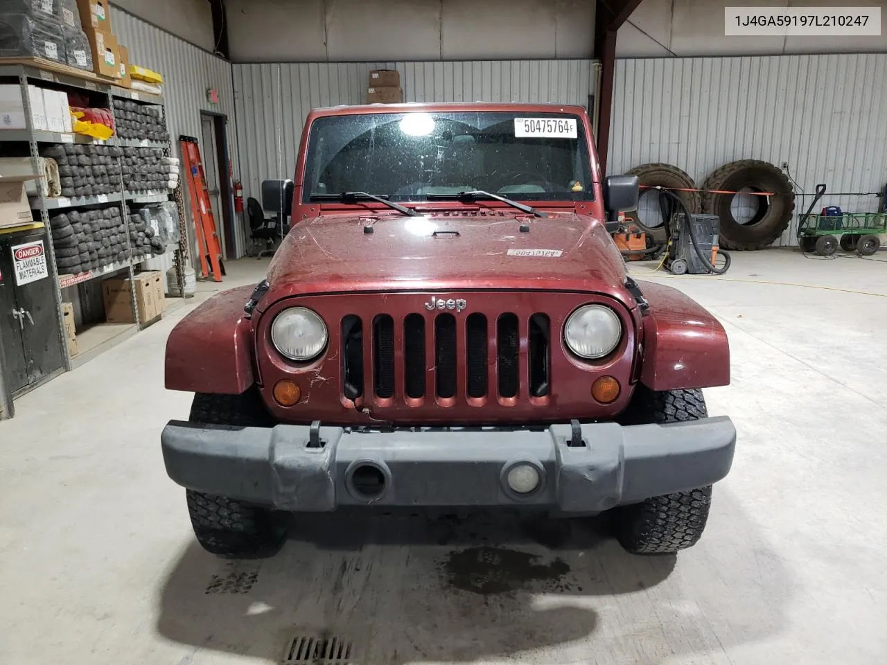 2007 Jeep Wrangler Sahara VIN: 1J4GA59197L210247 Lot: 50475764