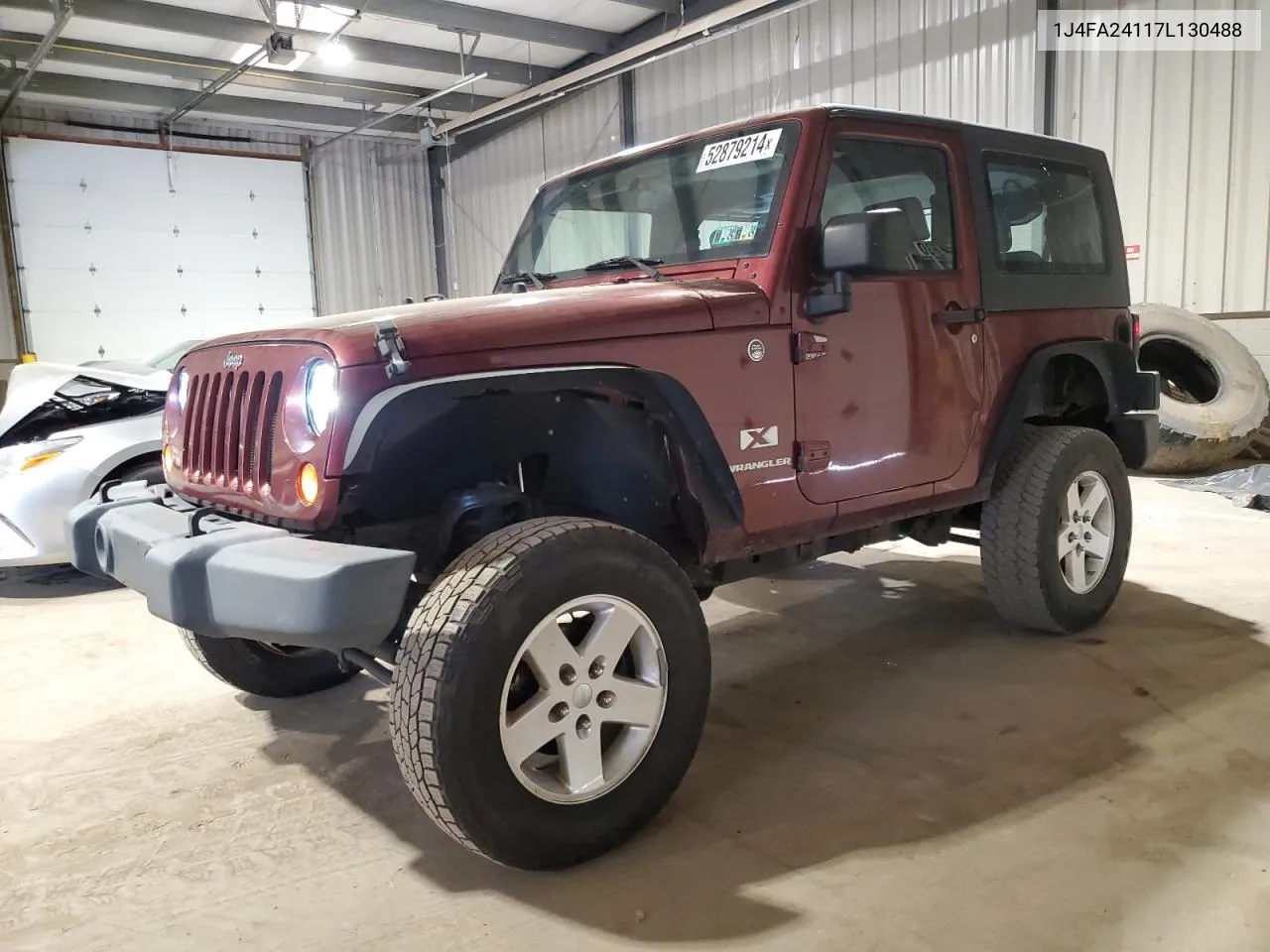 2007 Jeep Wrangler X VIN: 1J4FA24117L130488 Lot: 52879214