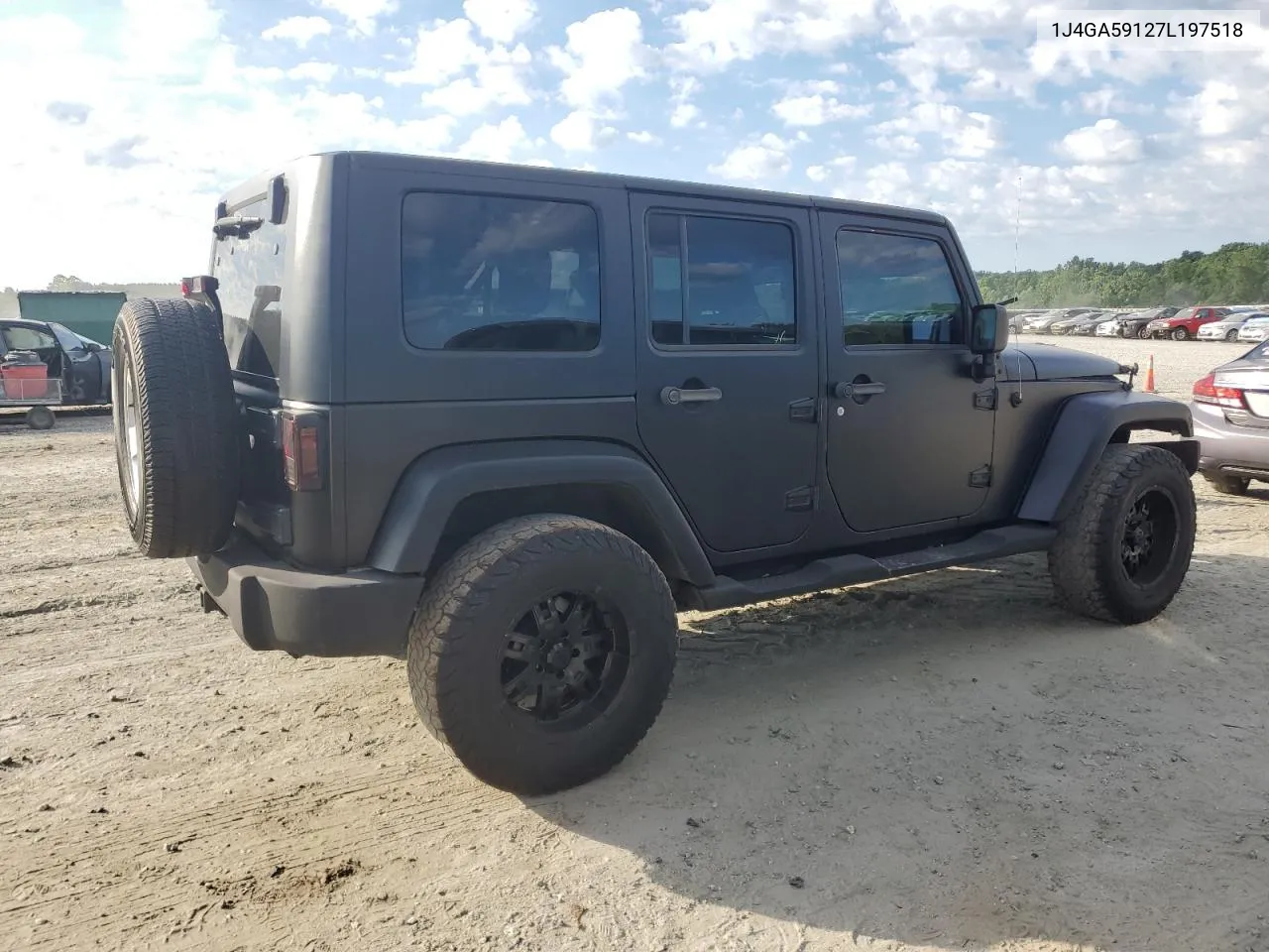 1J4GA59127L197518 2007 Jeep Wrangler Sahara