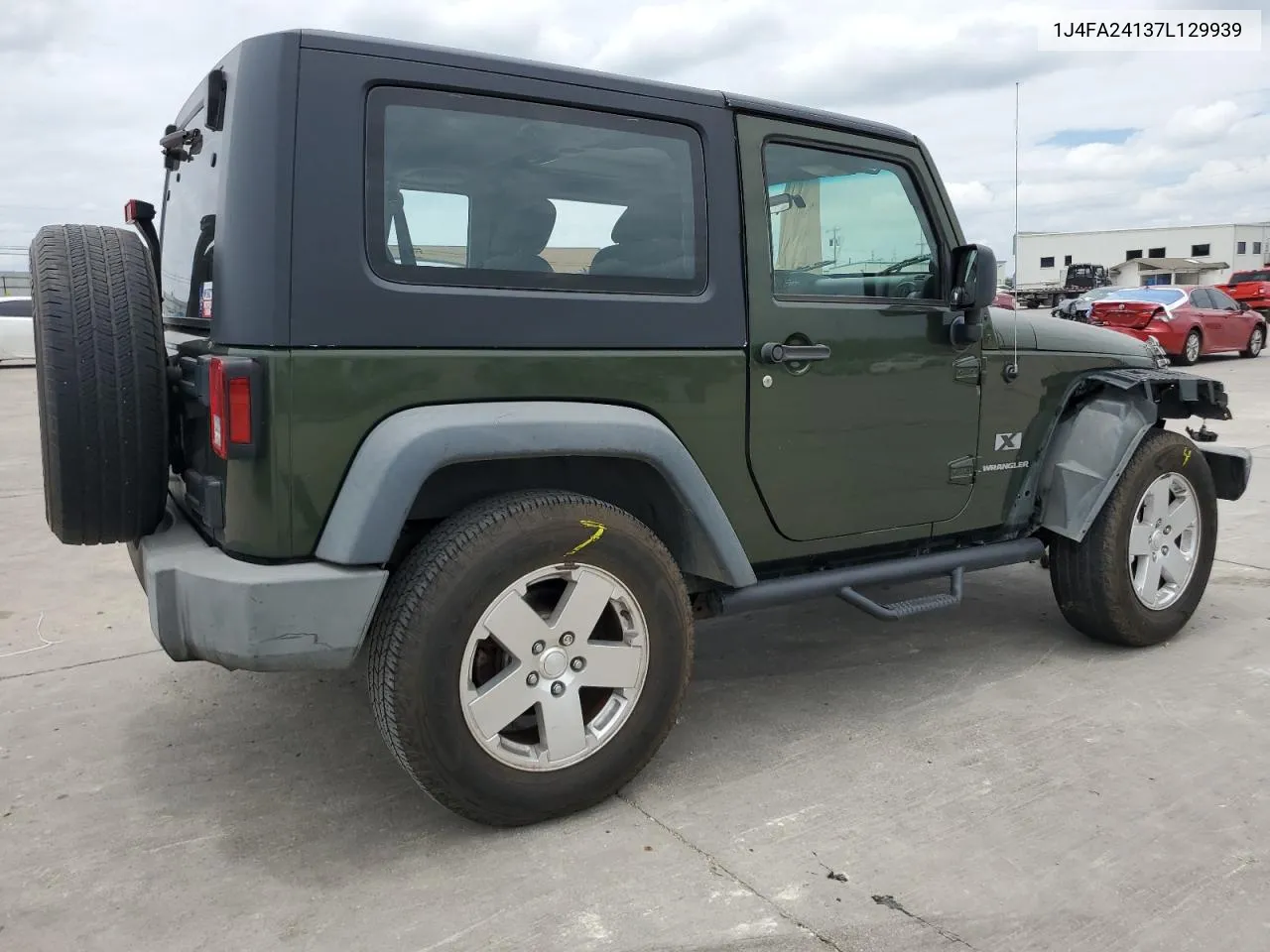 2007 Jeep Wrangler X VIN: 1J4FA24137L129939 Lot: 59706414