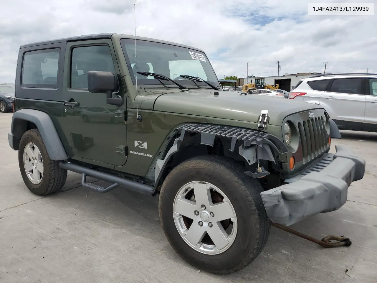 2007 Jeep Wrangler X VIN: 1J4FA24137L129939 Lot: 59706414