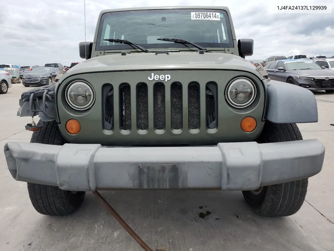 1J4FA24137L129939 2007 Jeep Wrangler X