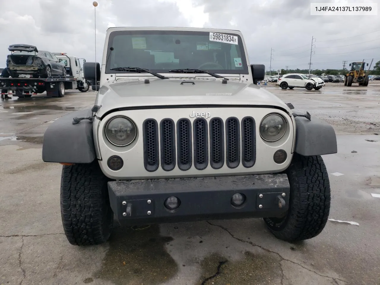 2007 Jeep Wrangler X VIN: 1J4FA24137L137989 Lot: 59831834