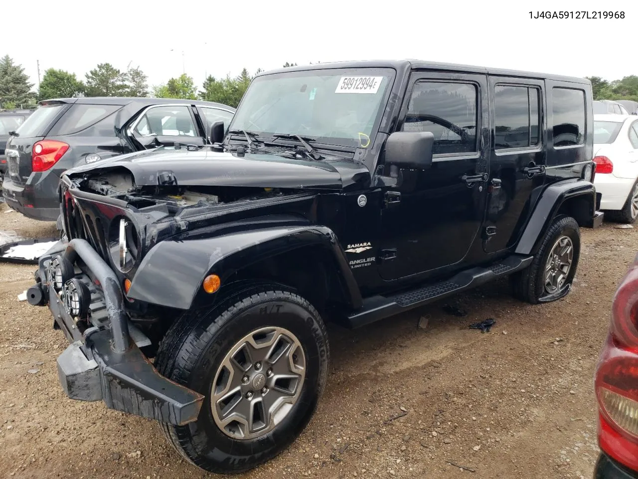 1J4GA59127L219968 2007 Jeep Wrangler Sahara