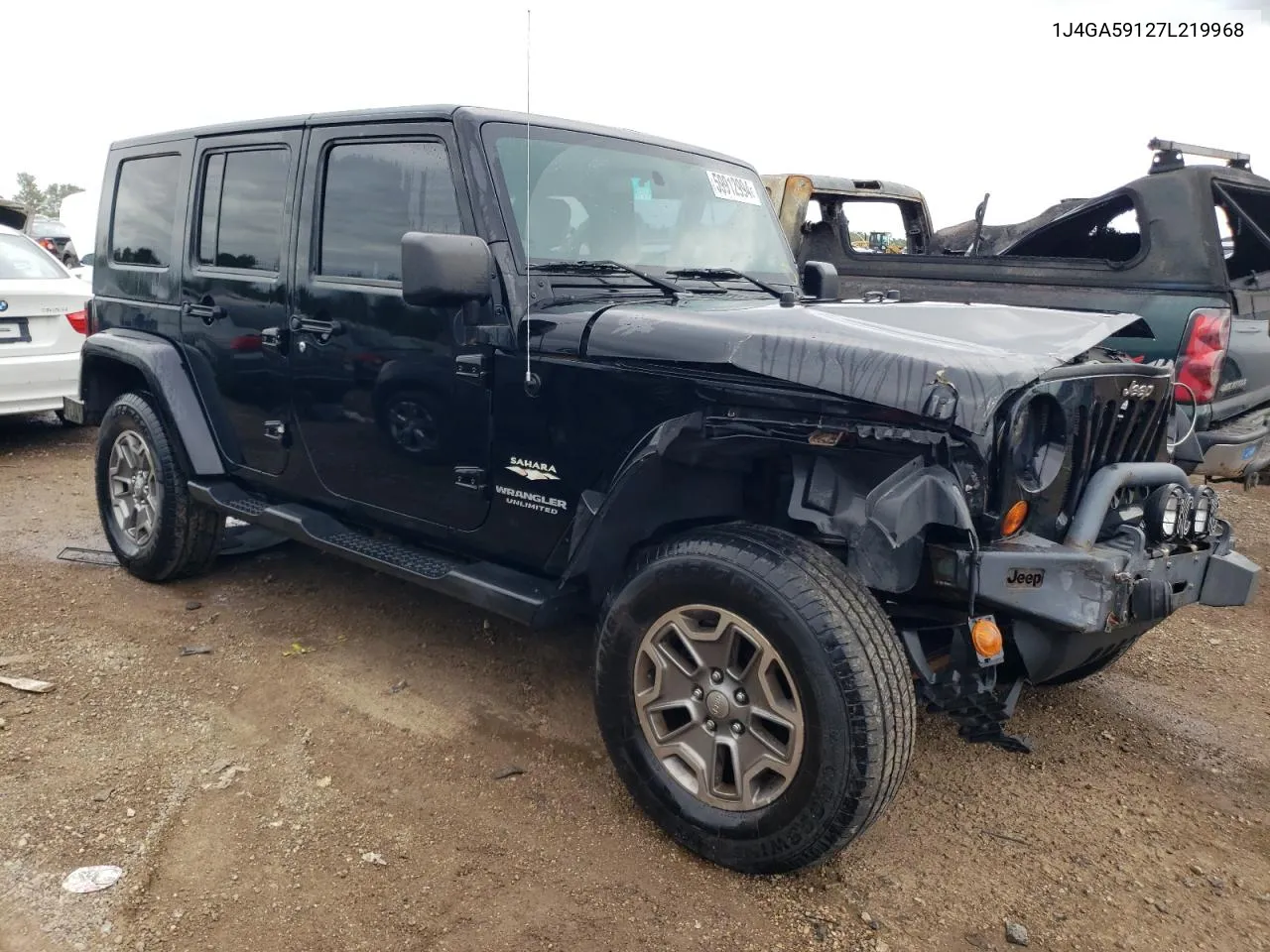 1J4GA59127L219968 2007 Jeep Wrangler Sahara