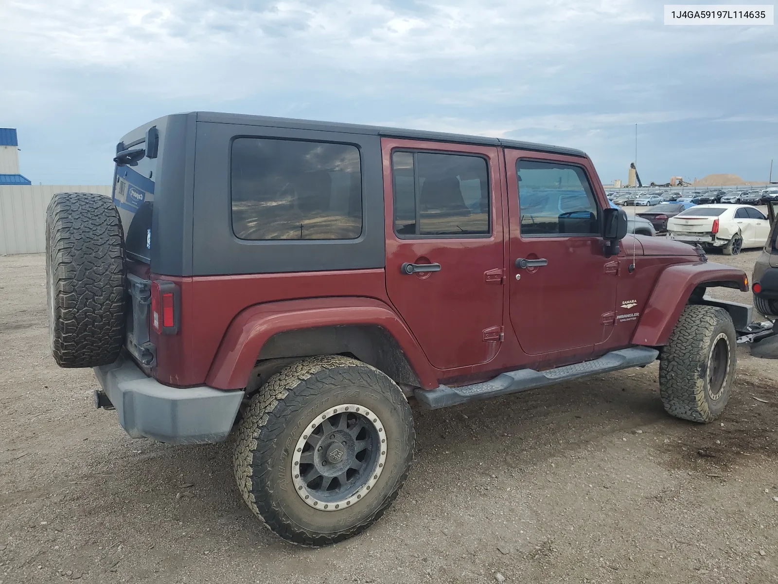 1J4GA59197L114635 2007 Jeep Wrangler Sahara