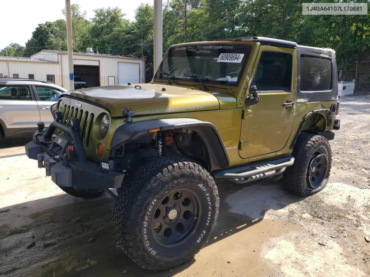 2007 Jeep Wrangler Rubicon VIN: 1J4GA64107L170881 Lot: 60909694