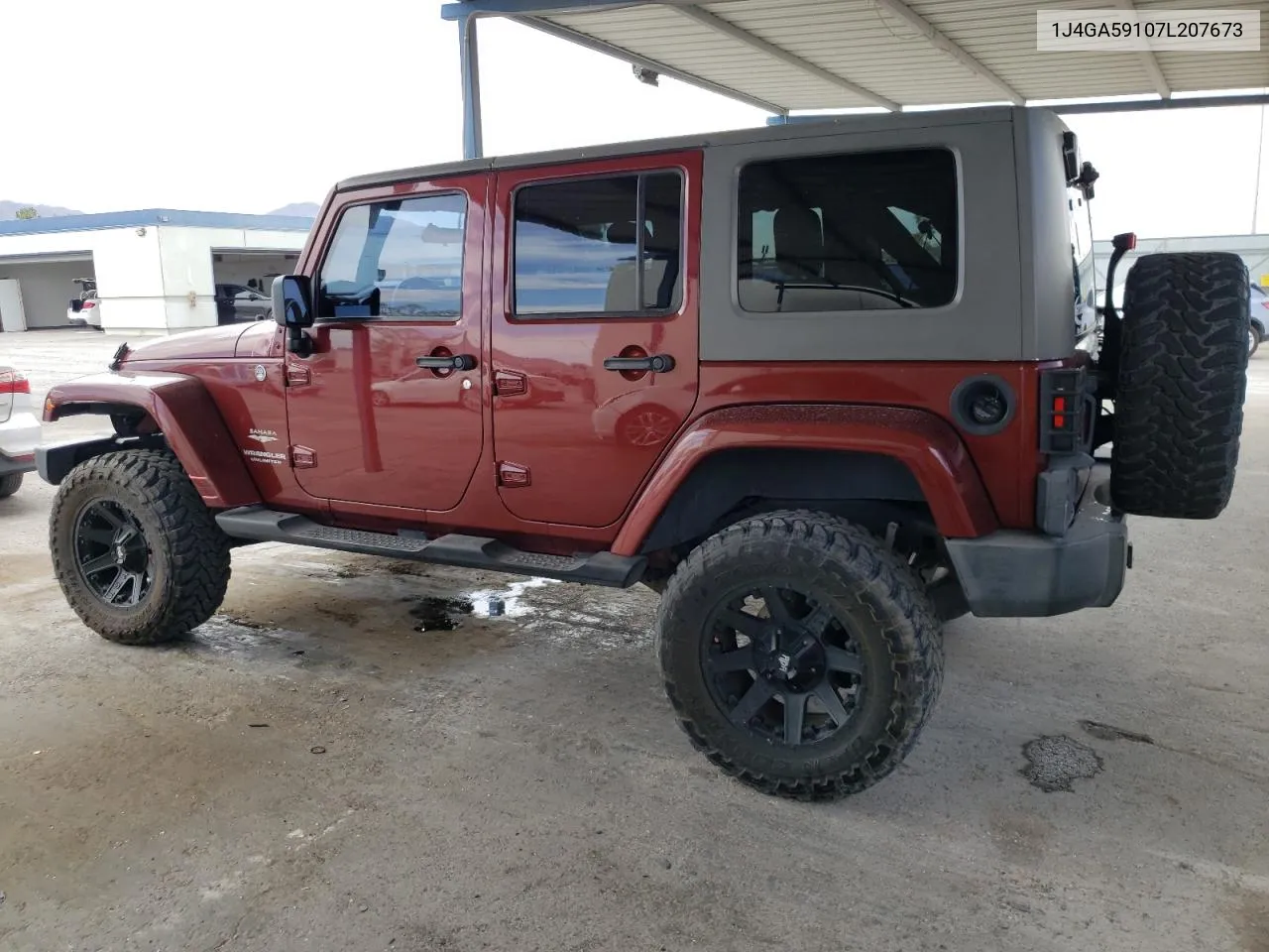 1J4GA59107L207673 2007 Jeep Wrangler Sahara