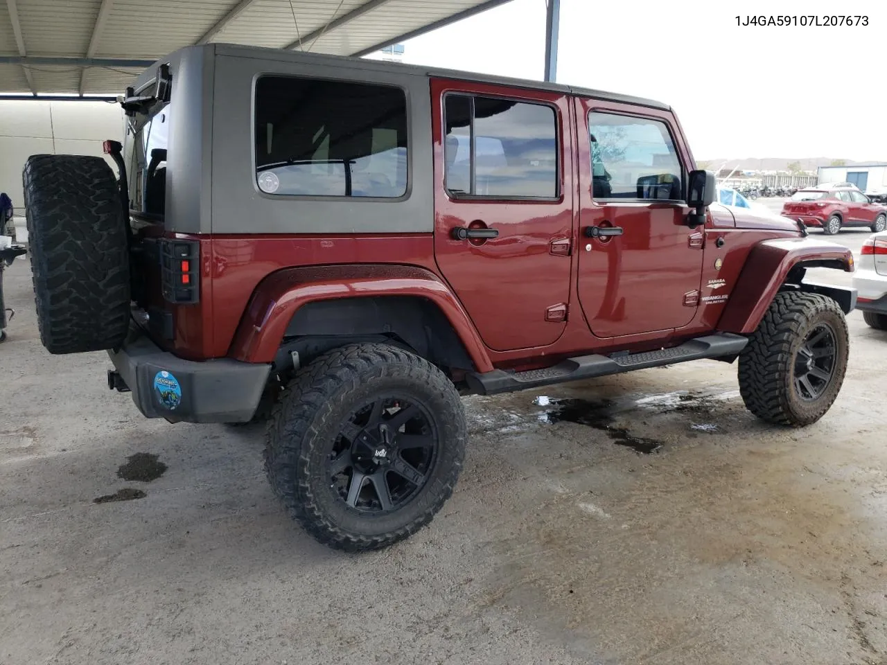 1J4GA59107L207673 2007 Jeep Wrangler Sahara