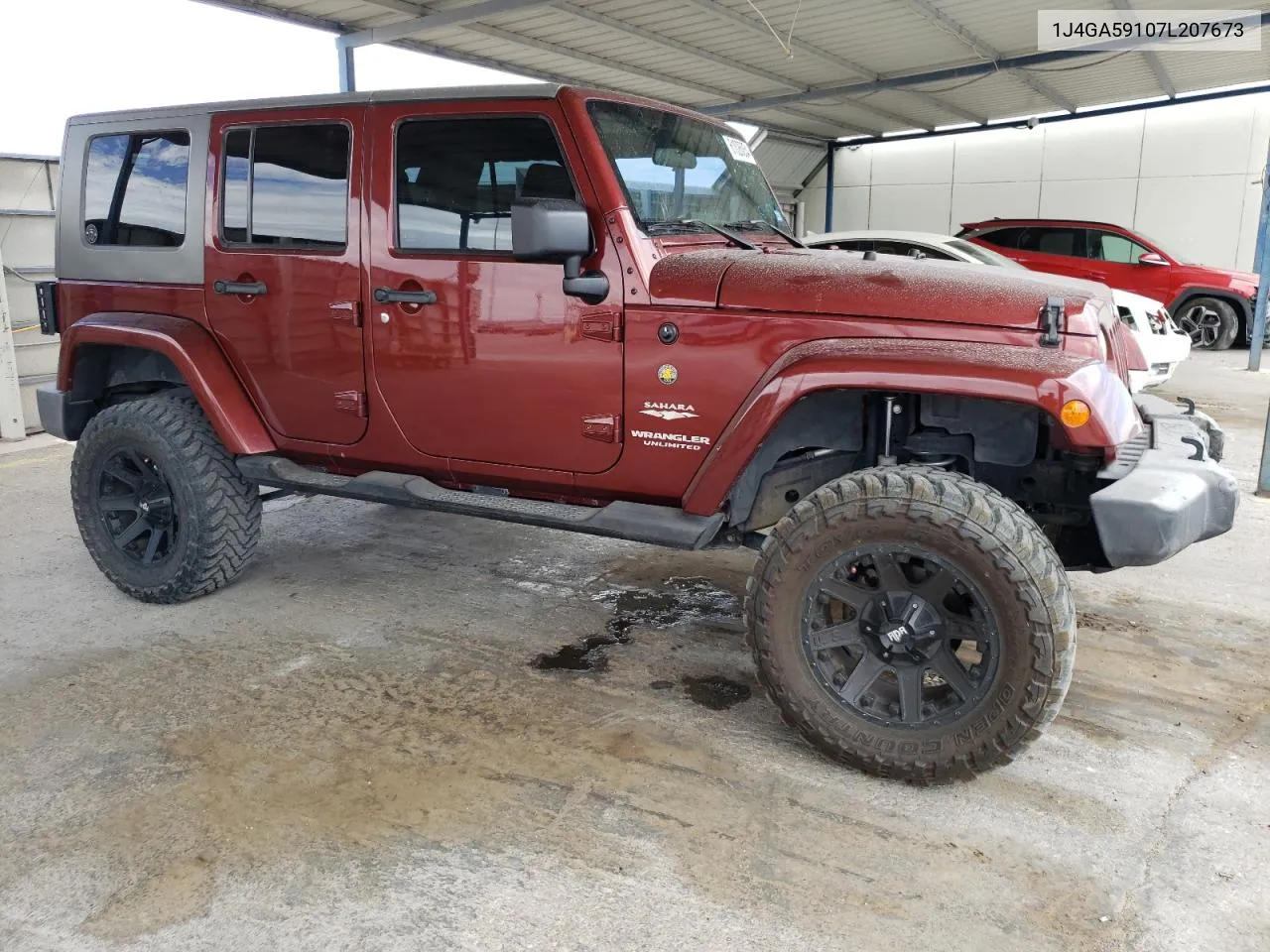 1J4GA59107L207673 2007 Jeep Wrangler Sahara