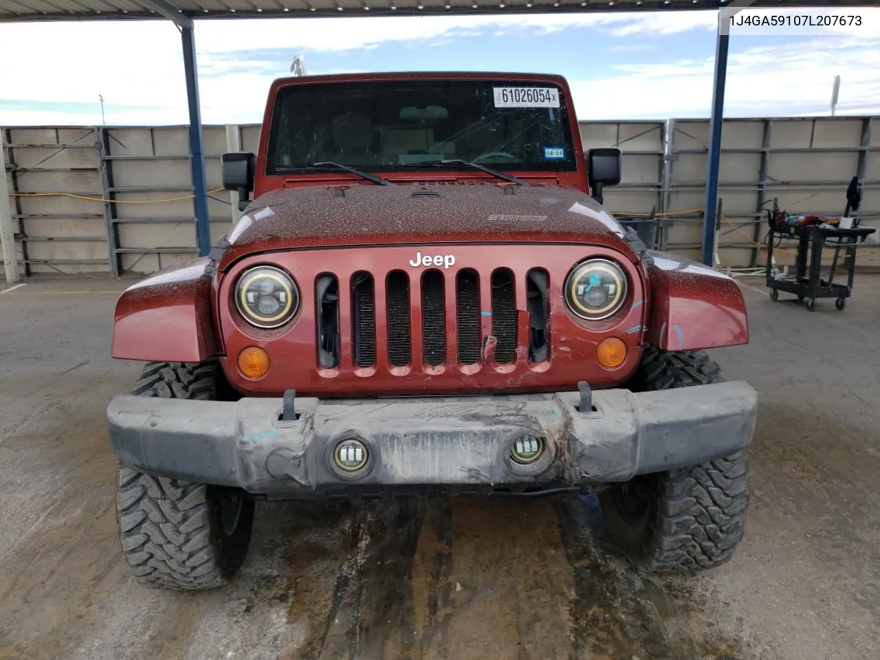 2007 Jeep Wrangler Sahara VIN: 1J4GA59107L207673 Lot: 61026054