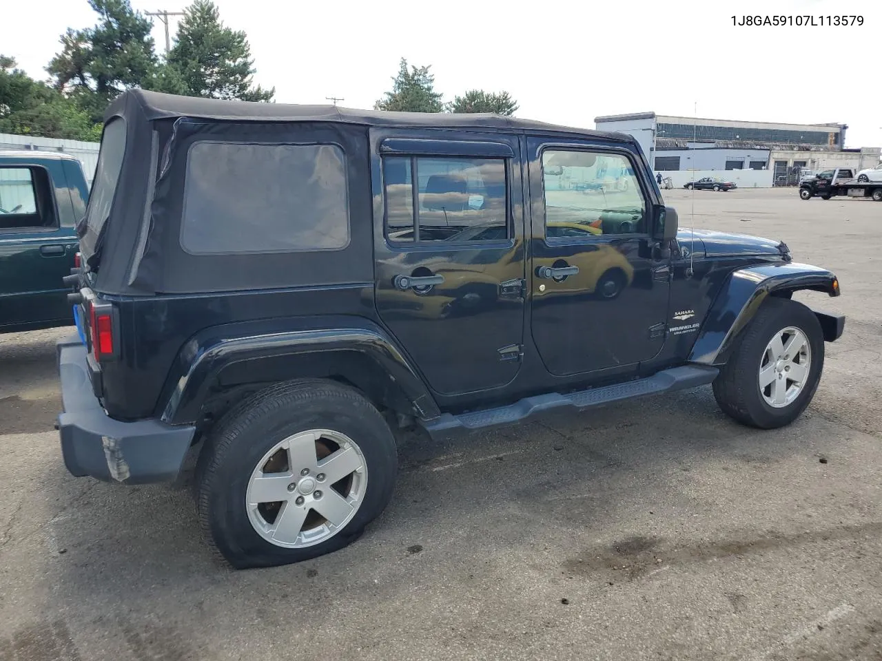 1J8GA59107L113579 2007 Jeep Wrangler Sahara