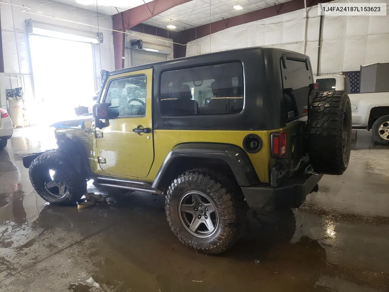 2007 Jeep Wrangler X VIN: 1J4FA24187L153623 Lot: 61116324