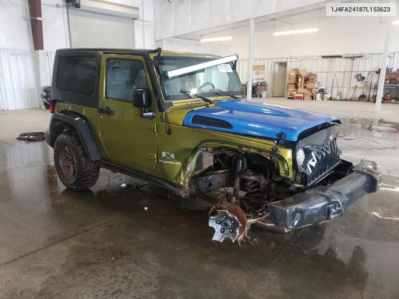 2007 Jeep Wrangler X VIN: 1J4FA24187L153623 Lot: 61116324