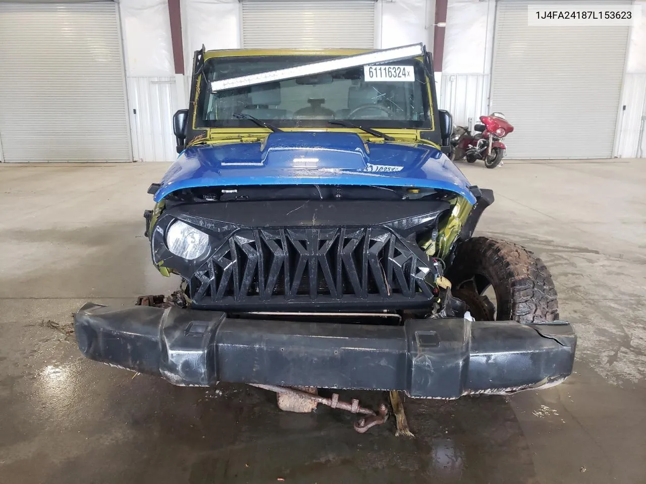 2007 Jeep Wrangler X VIN: 1J4FA24187L153623 Lot: 61116324