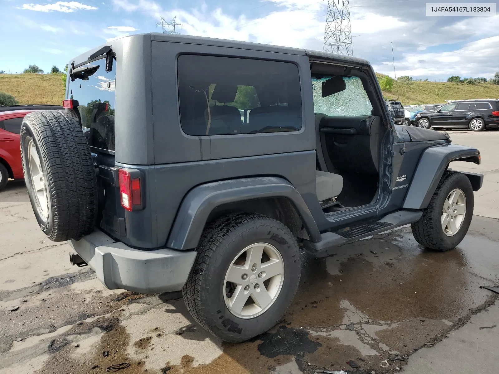 2007 Jeep Wrangler Sahara VIN: 1J4FA54167L183804 Lot: 61119204