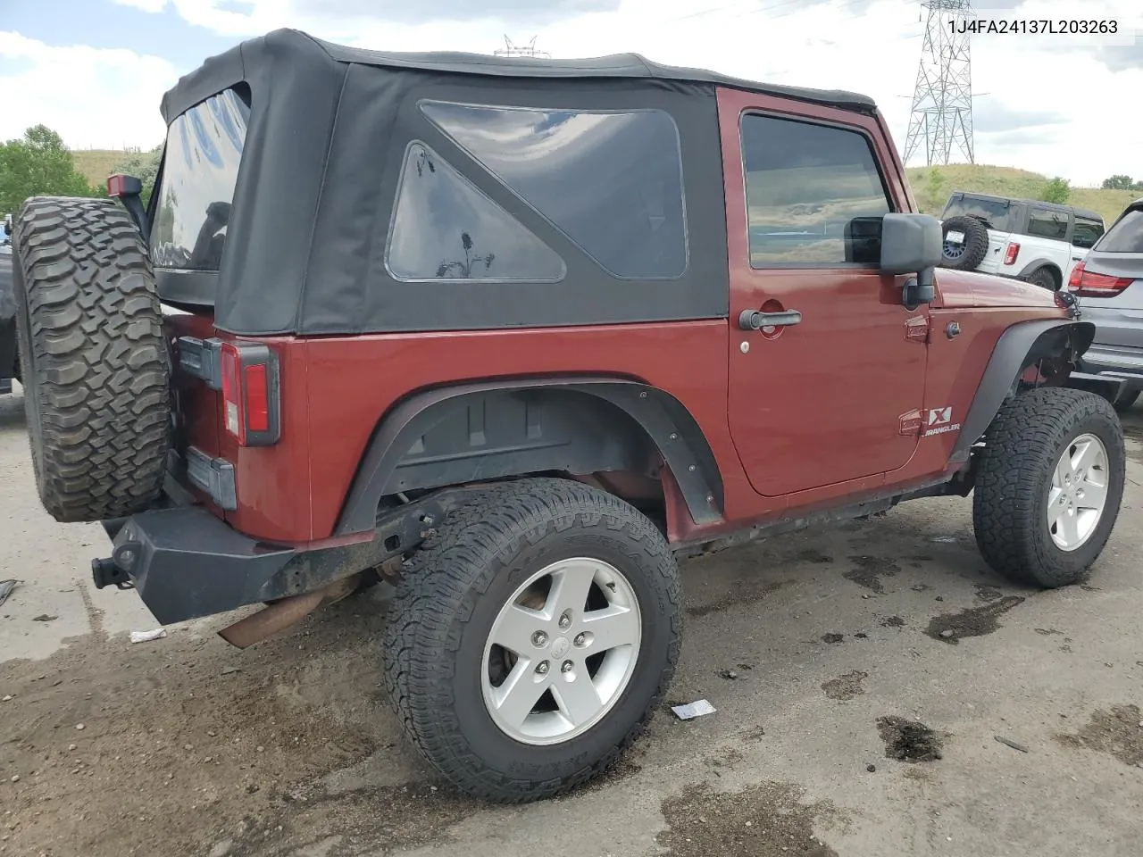 1J4FA24137L203263 2007 Jeep Wrangler X