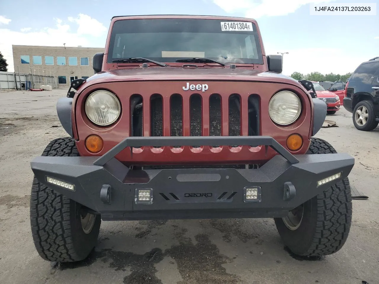 2007 Jeep Wrangler X VIN: 1J4FA24137L203263 Lot: 61401304