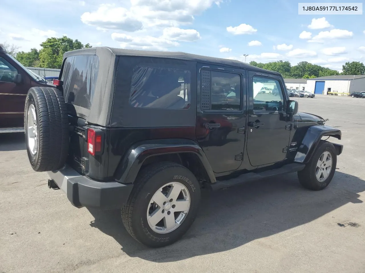 1J8GA59177L174542 2007 Jeep Wrangler Sahara