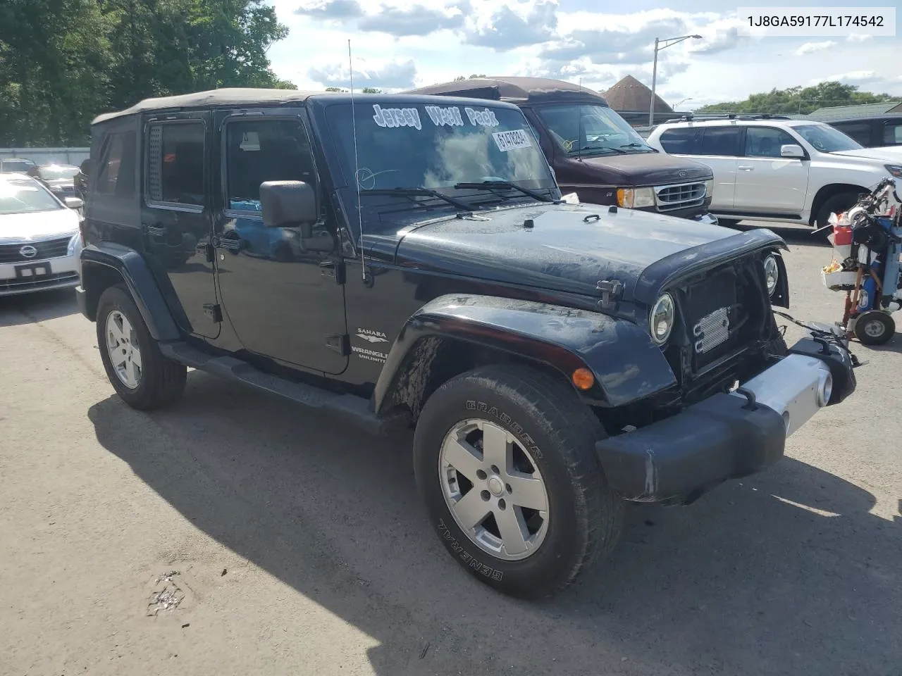 2007 Jeep Wrangler Sahara VIN: 1J8GA59177L174542 Lot: 61478284