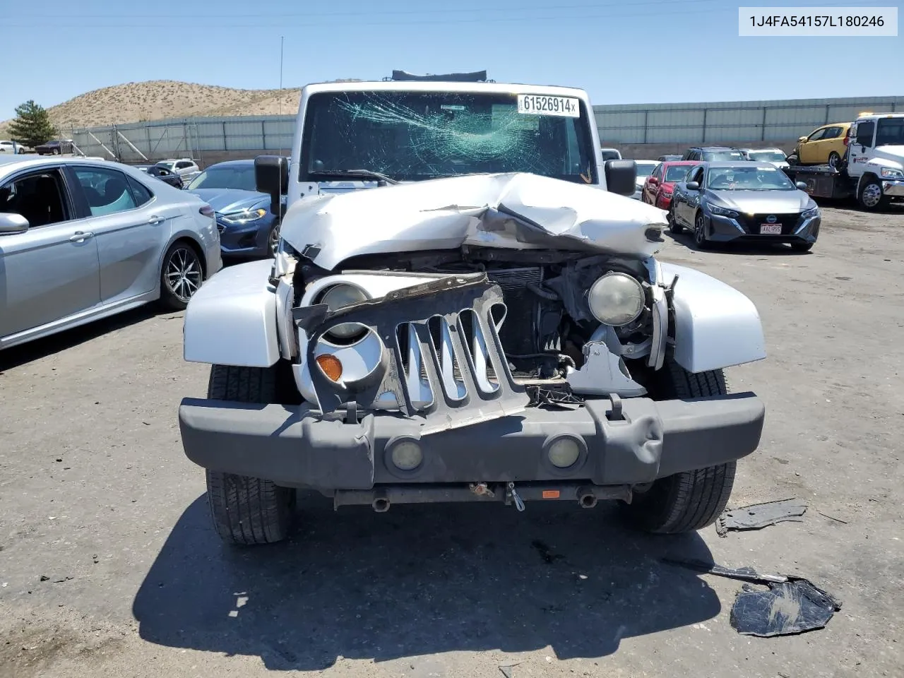 2007 Jeep Wrangler Sahara VIN: 1J4FA54157L180246 Lot: 61526914