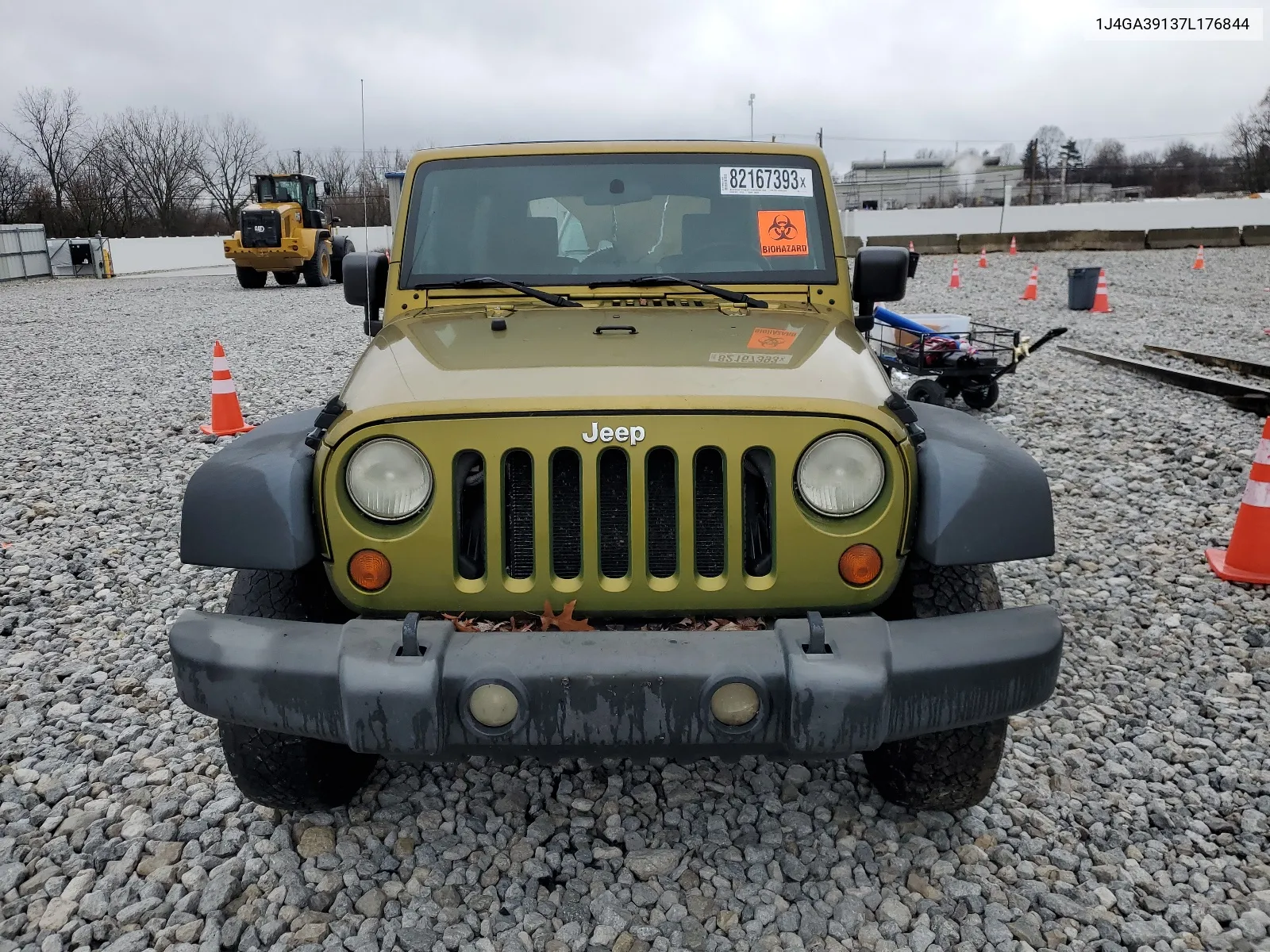 2007 Jeep Wrangler X VIN: 1J4GA39137L176844 Lot: 61922094