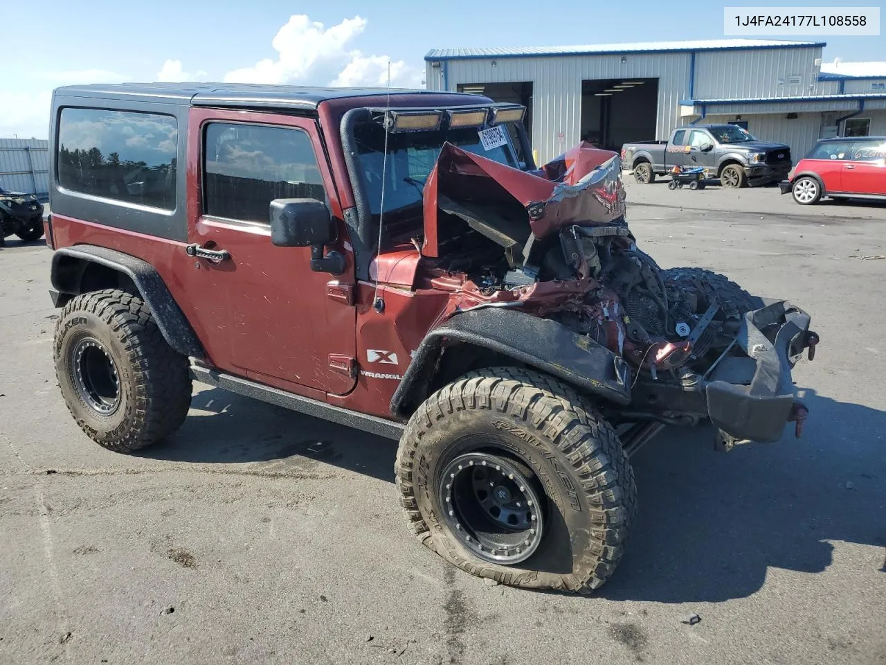 2007 Jeep Wrangler X VIN: 1J4FA24177L108558 Lot: 61989754