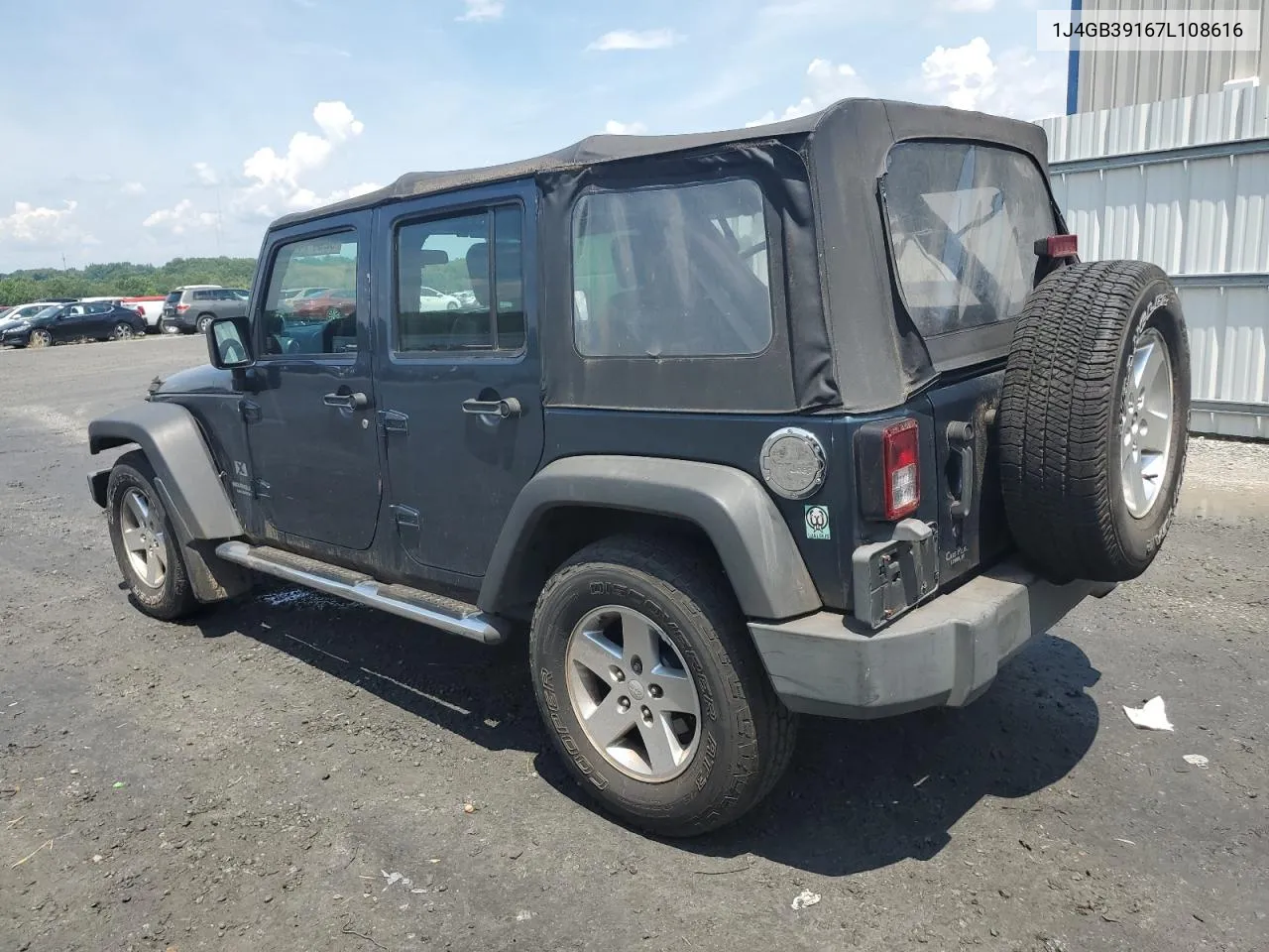 2007 Jeep Wrangler X VIN: 1J4GB39167L108616 Lot: 62071414